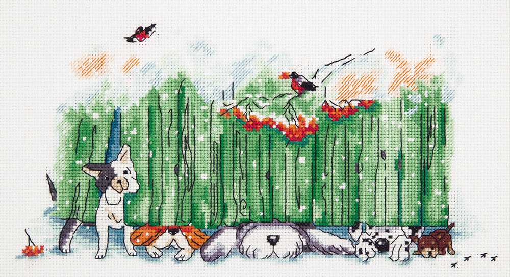 Curious Muzzles Cross Stitch Kit ~ PANNA
