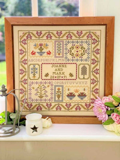 Wedding Boxes Cross Stitch Kit Historical Sampler Co