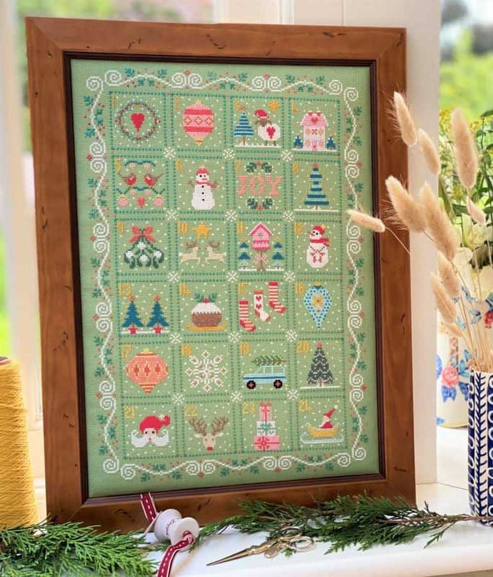 Winter Wonderland Cross Stitch Kit Historical Sampler Co