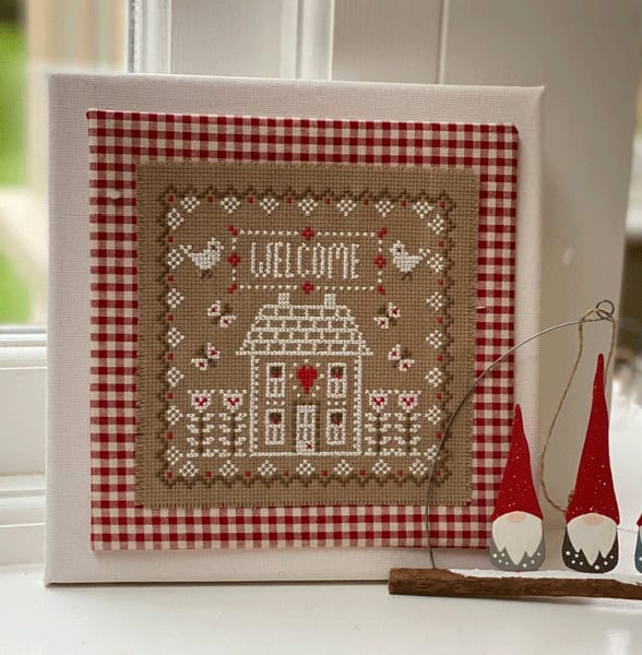 Welcome Sampler Mini Cross Stitch Kit Historical Sampler Co