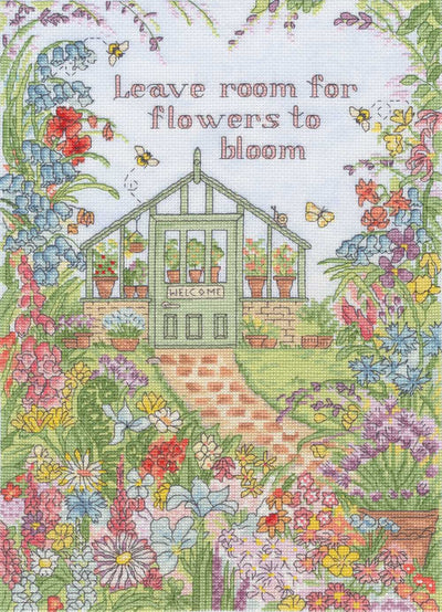 Flowers in Bloom Cross Stitch Kit ~ Bothy Threads