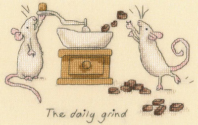 The Daily Grind Cross Stitch Kit ~ Bothy Threads