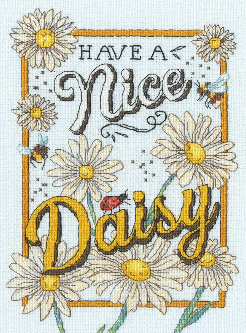 Nice Daisy Cross Stitch Kit ~ Bothy Threads