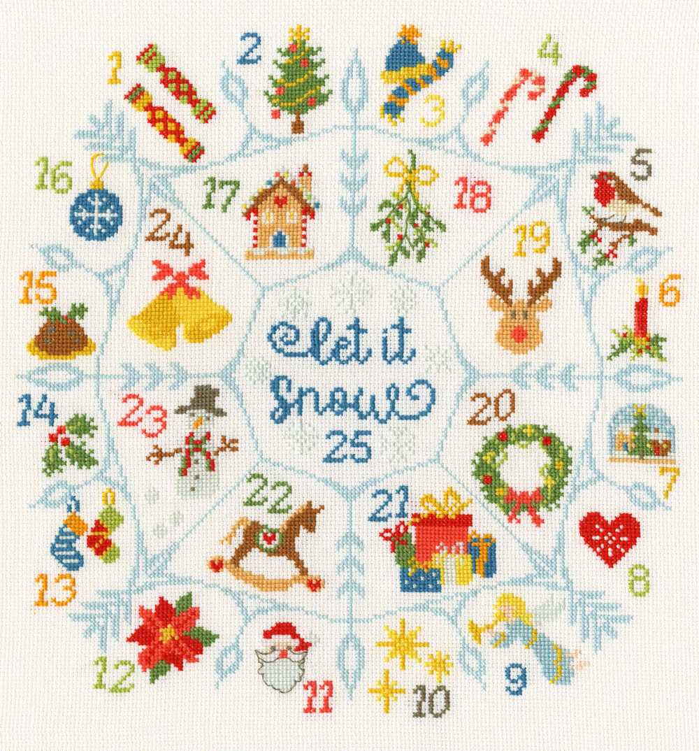 Countdown to Christmas Cross Stitch Kit ~ Bothy Threads