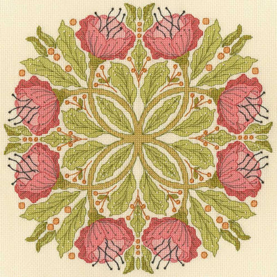 Celtic Poppies Cross Stitch Kit ~ Bothy Threads