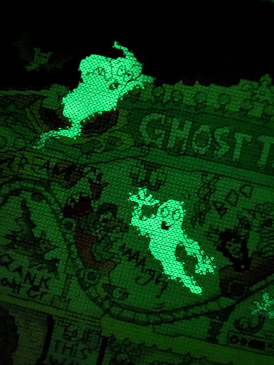 Cut Thru' Ghost Train Cross Stitch Kit ~ Bothy Threads