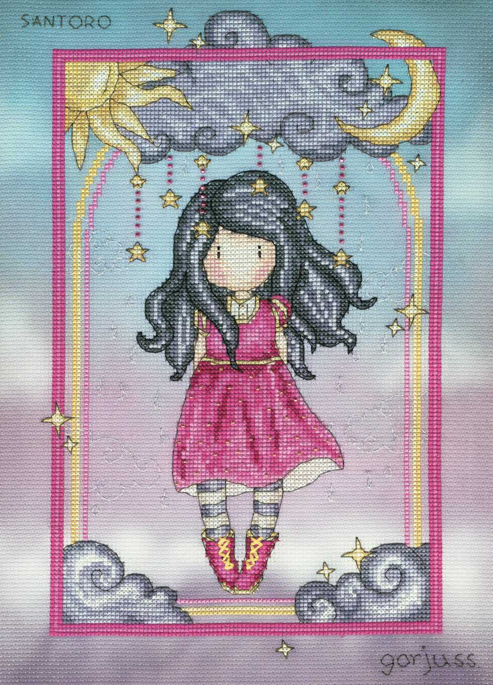 Gorjuss Little Storm Cloud Cross Stitch Kit ~ Bothy Threads