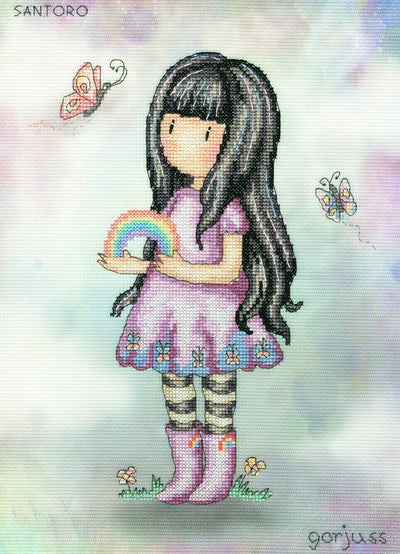 Gorjuss Somewhere Cross Stitch Kit ~ Bothy Threads