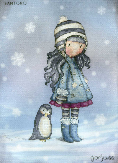 Gorjuss Blizzard Cross Stitch Kit ~ Bothy Threads