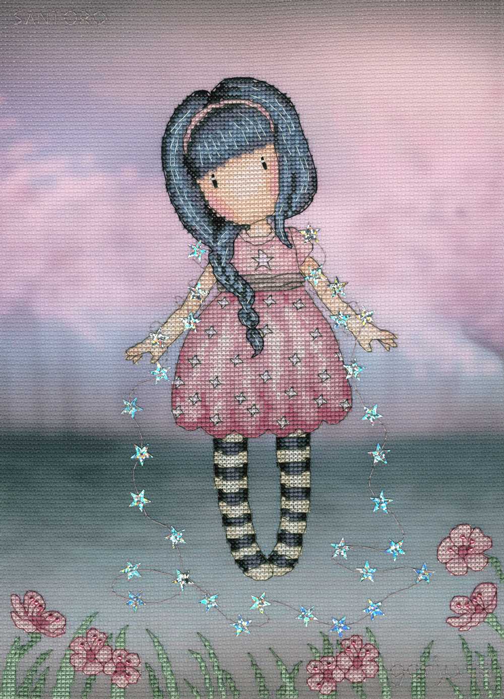 Fairy Dusk Gorjuss Cross Stitch Kit ~ Bothy Threads