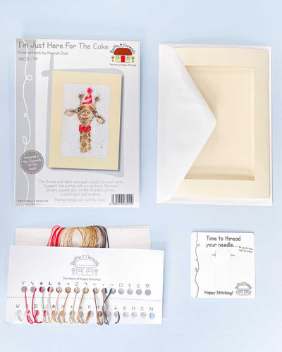 I'm Just Here For The Cake Thread & Fabric/ Card Kit ~ Bothy Threads