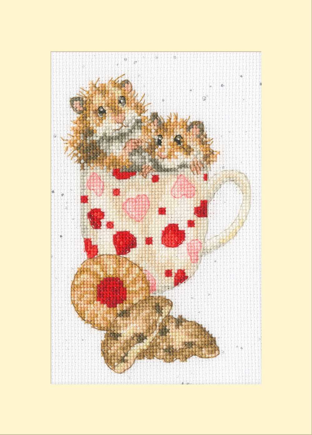 Hammy Anniversary Cross Stitch Kit ~ Bothy Threads