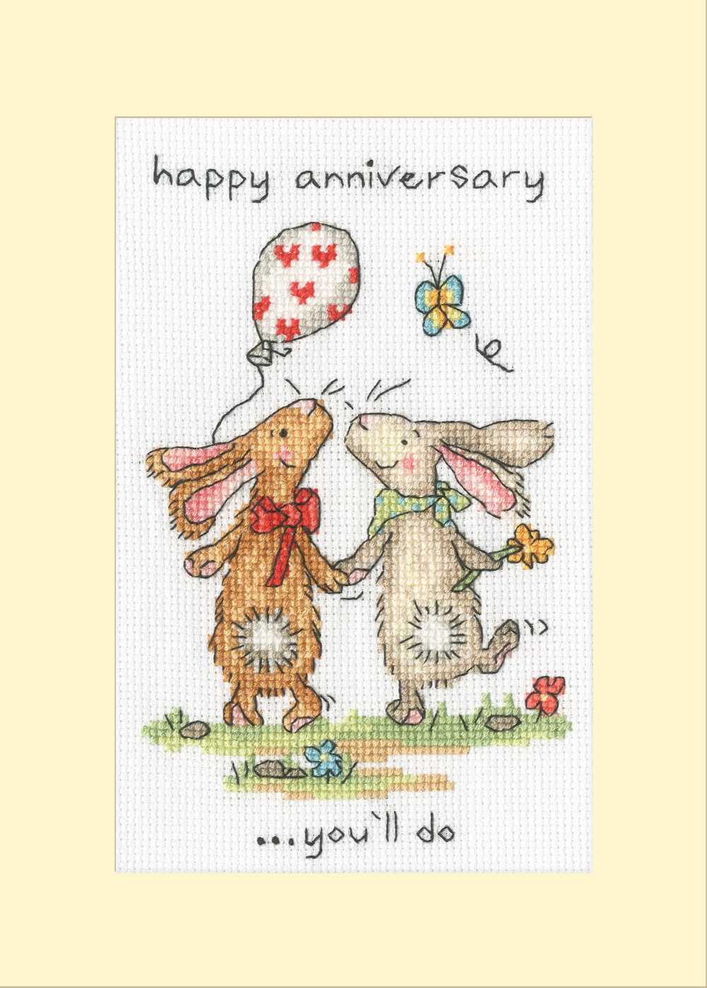 You'll Do Cross Stitch Kit ~ Bothy Threads