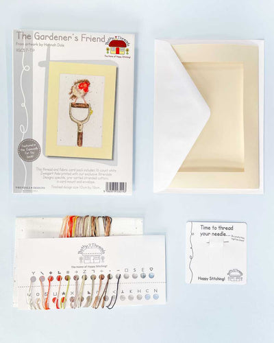 The Gardener's Friend Thread & Fabric/ Card Kit ~ Bothy Threads