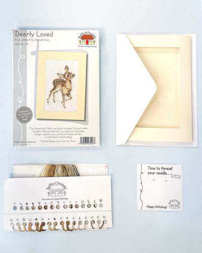Deerly Loved Thread & Fabric/ Card Kit ~ Bothy Threads