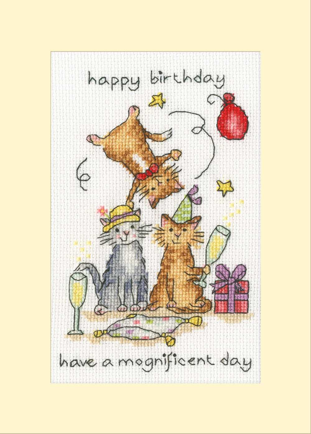 Mognificent Day Cross Stitch Kit ~ Bothy Threads