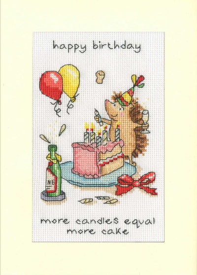 More Candles Cross Stitch Card Kit ~ Bothy Threads