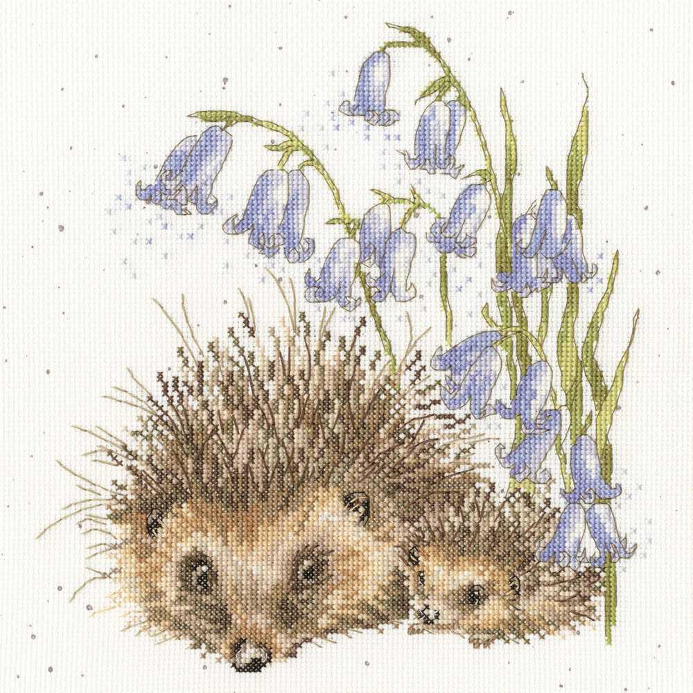 Love And Hedgehugs Cross Stitch Kit ~ Bothy Threads
