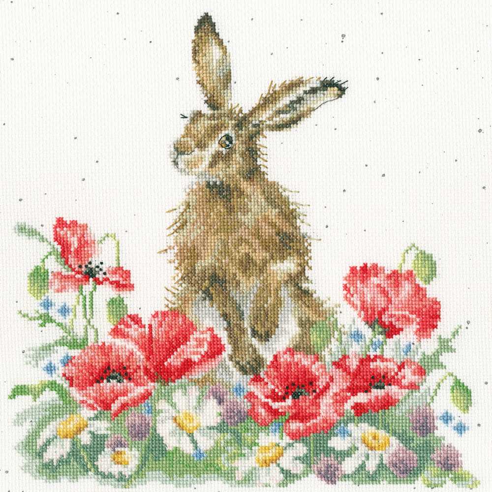 Field of Flowers Cross Stitch Kit ~ Bothy Threads