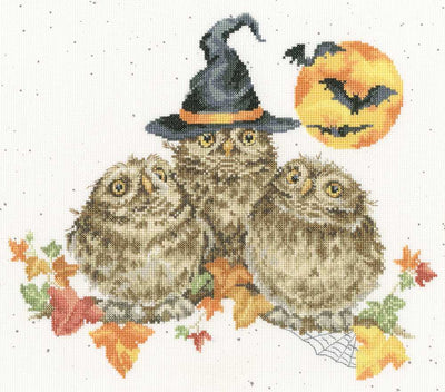 Happy Owl-o-ween Cross Stitch Kit ~ Bothy Threads