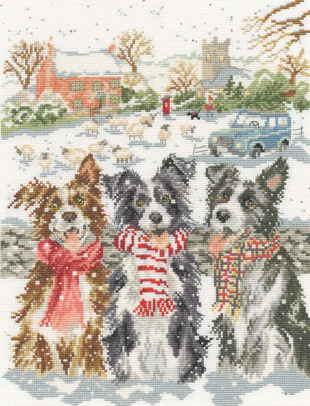While Shepherds Watched Cross Stitch Kit ~ Bothy Threads