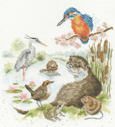 The Water's Edge Cross Stitch Kit ~ Bothy Threads