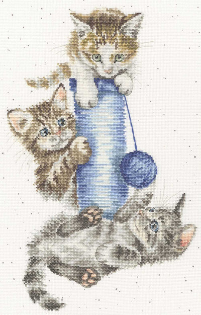 Three's A Crowd Cross Stitch Kit ~ Bothy Threads