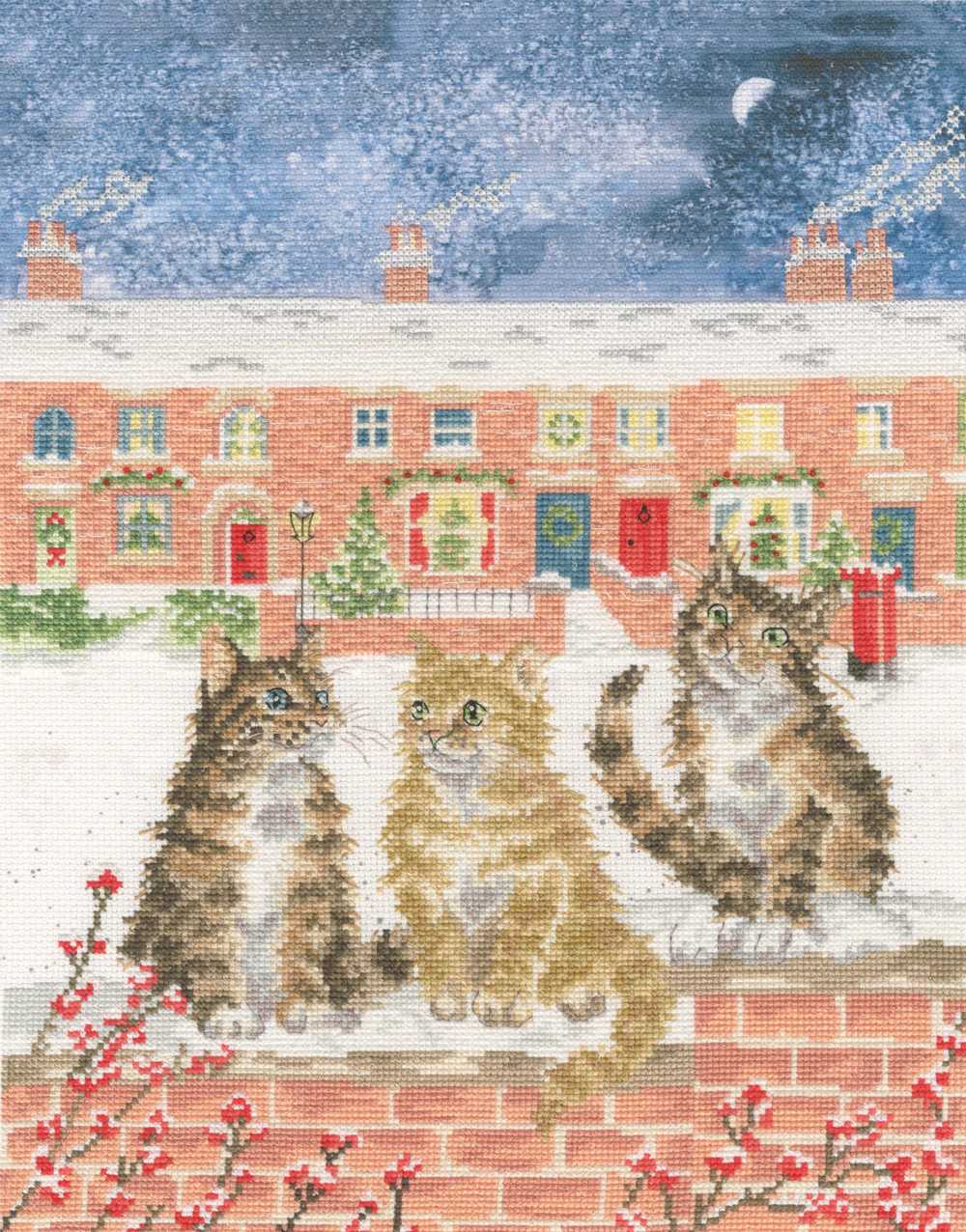 Snow is Glistening Cross Stitch Kit ~ Bothy Threads