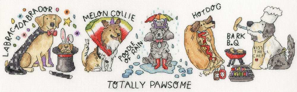 Totally Pawsome Cross Stitch Kit ~ Bothy Threads