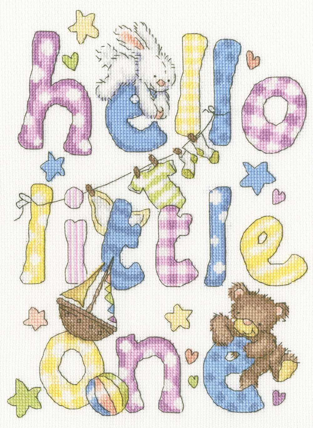 Hello Little One Cross Stitch Kit ~ Bothy Threads