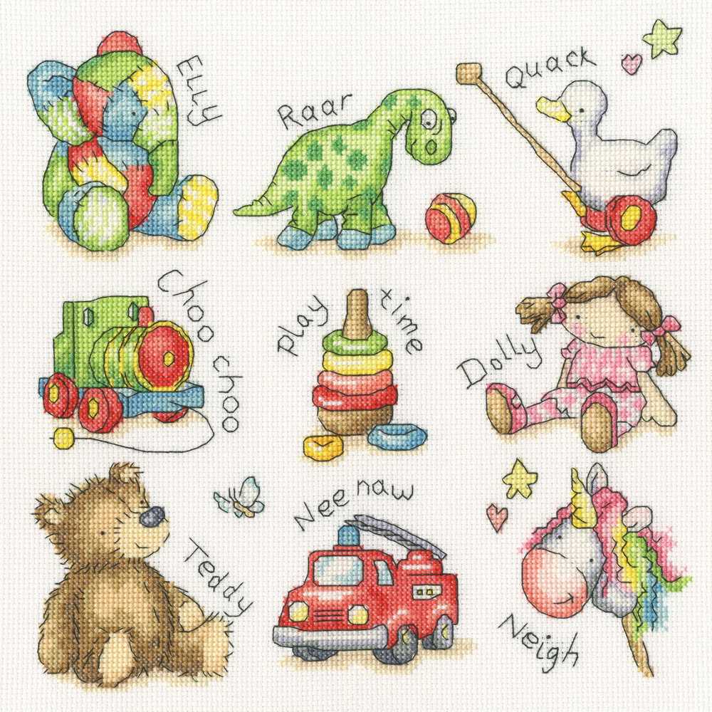Play! Cross Stitch Kit ~ Bothy Threads