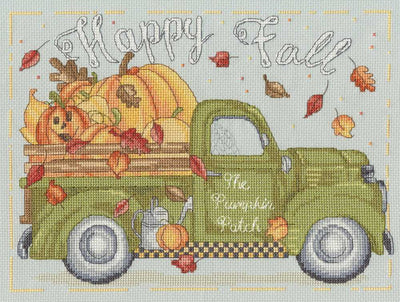 The Pumpkin Patch Cross Stitch Kit ~ Bothy Threads