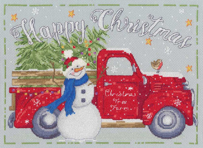 Christmas Tree Farm Cross Stitch Kit ~ Bothy Threads