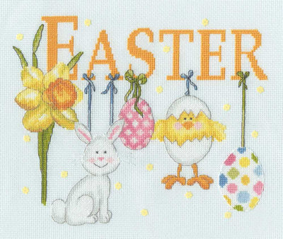 It Must Be Easter Cross Stitch Kit ~ Bothy Threads