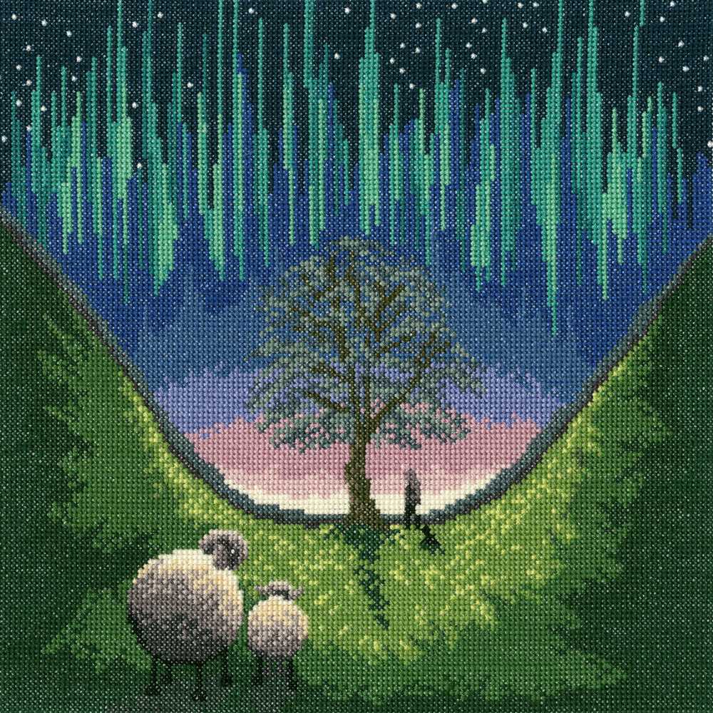 Sycamore Gap Bothy Threads Cross Stitch Kit