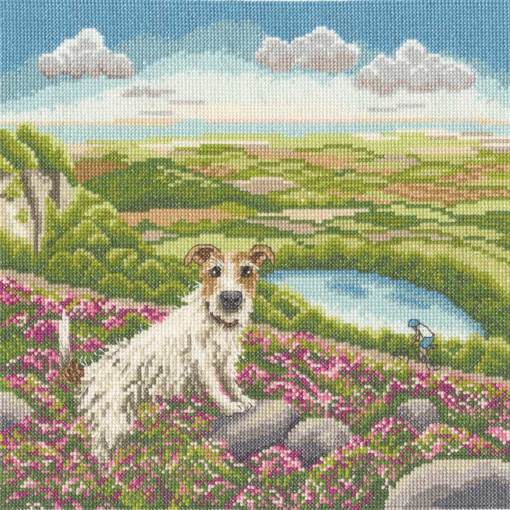 One Vet and his Dog Cross Stitch Kit ~ Bothy Threads