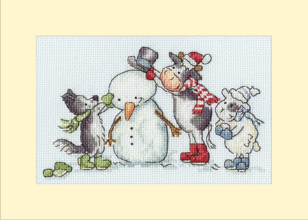 Hat, Scarf, Gloves! Cross Stitch Kit ~ Bothy Threads