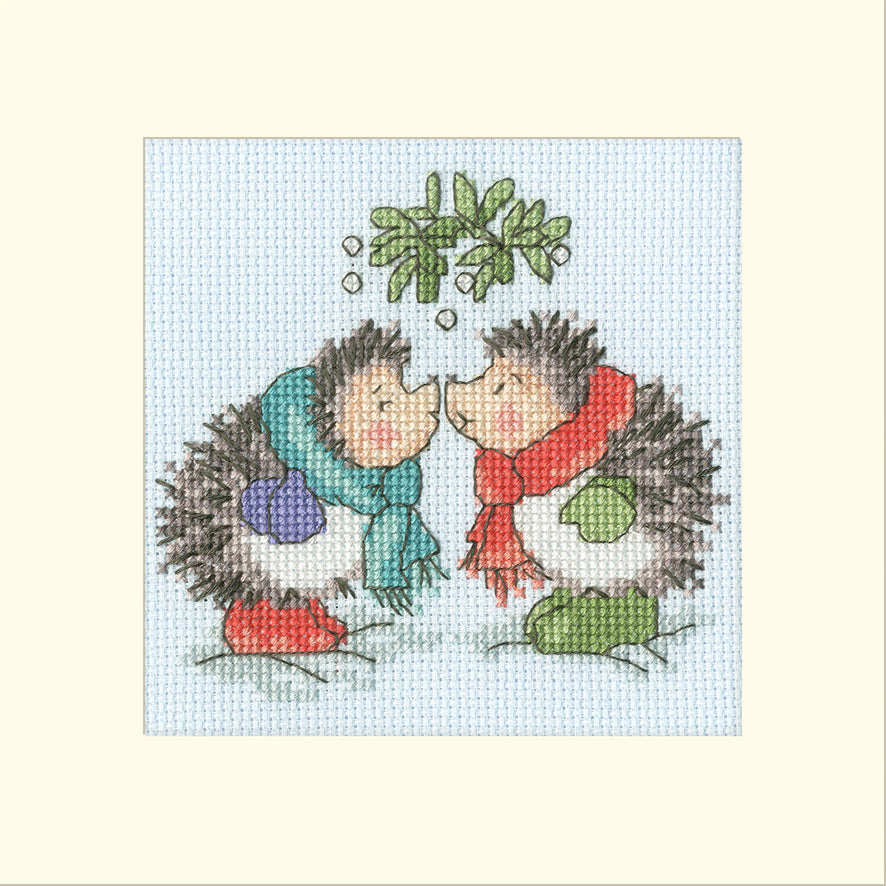 Christmas Kisses - Bothy Threads Christmas Card Cross Stitch Kit
