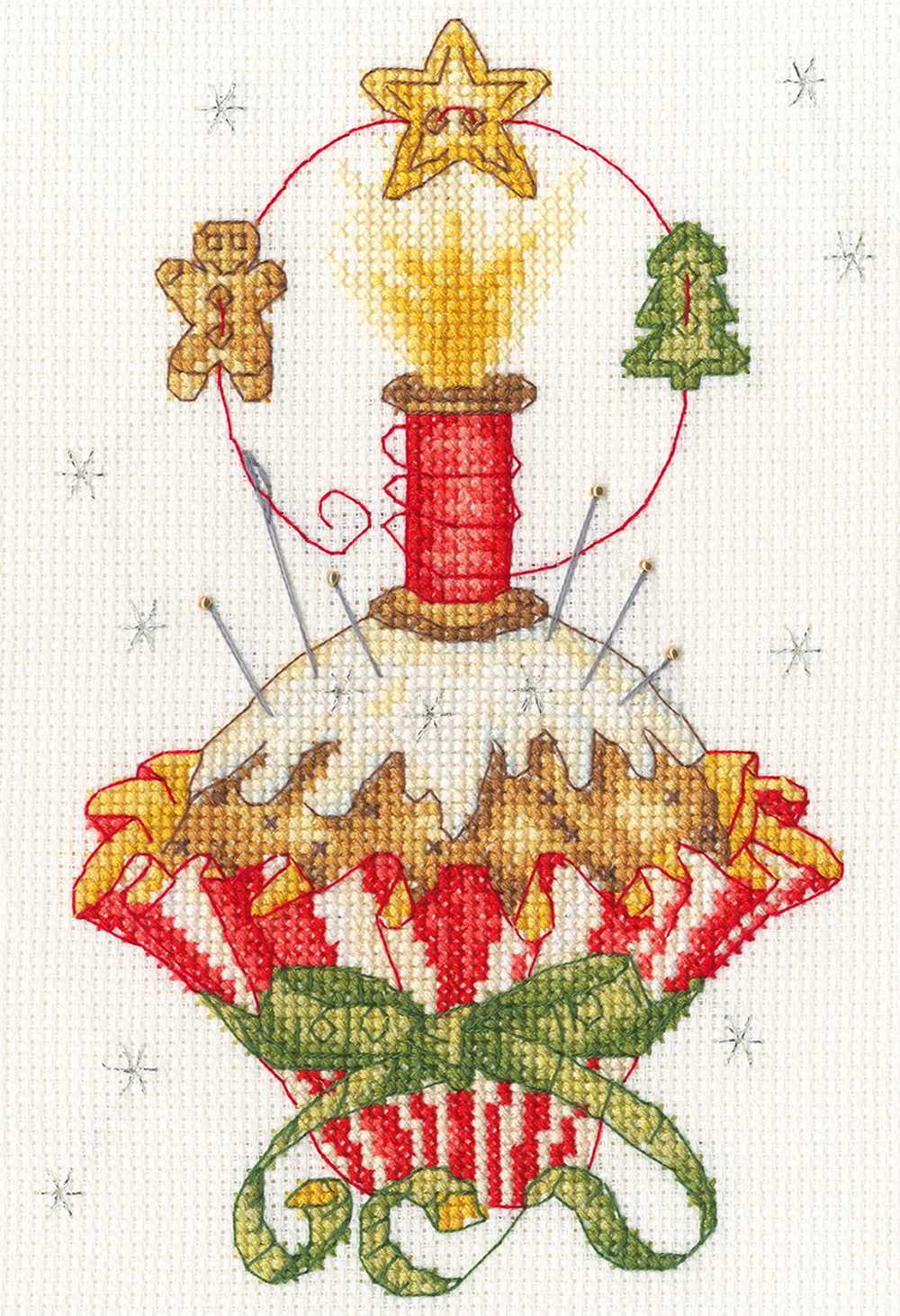 Christmas Trimmings Cross Stitch Kit ~ Bothy Threads