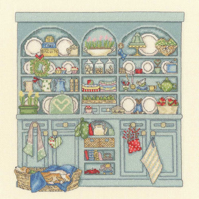 Country Dresser Cross Stitch Kit ~ Bothy Threads