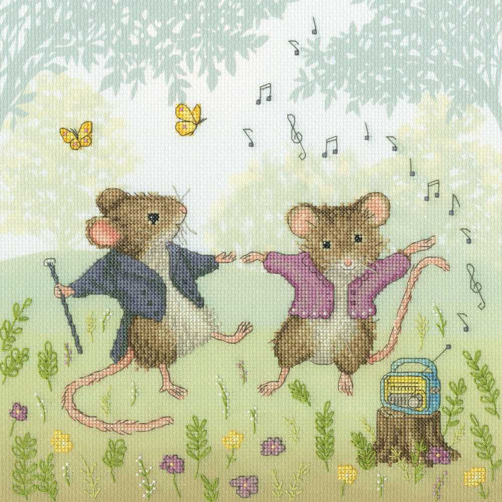 Woodland Waltz Cross Stitch Kit ~ Bothy Threads