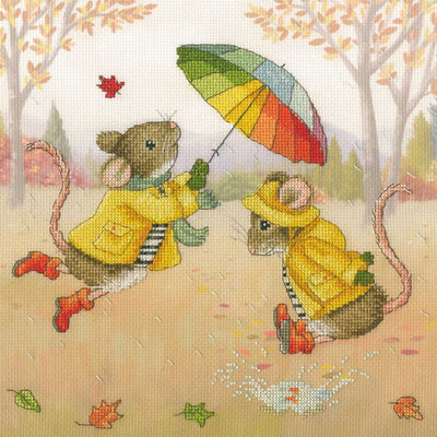 Sunshine and Showers Cross Stitch Kit ~ Bothy Threads
