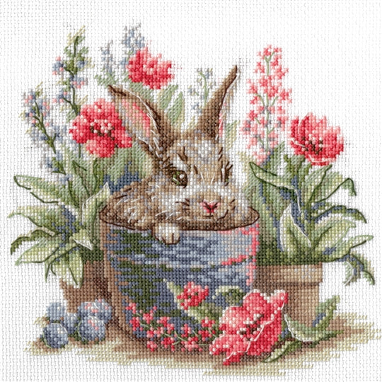 Blooming Bunny Cross Stitch Kit - Aine