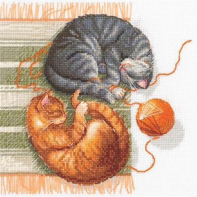 Cats and Threads Cross Stitch Kit - Aine