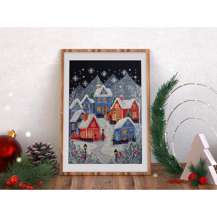 The Night Before Christmas Cross Stitch Kit ~ Abris Art