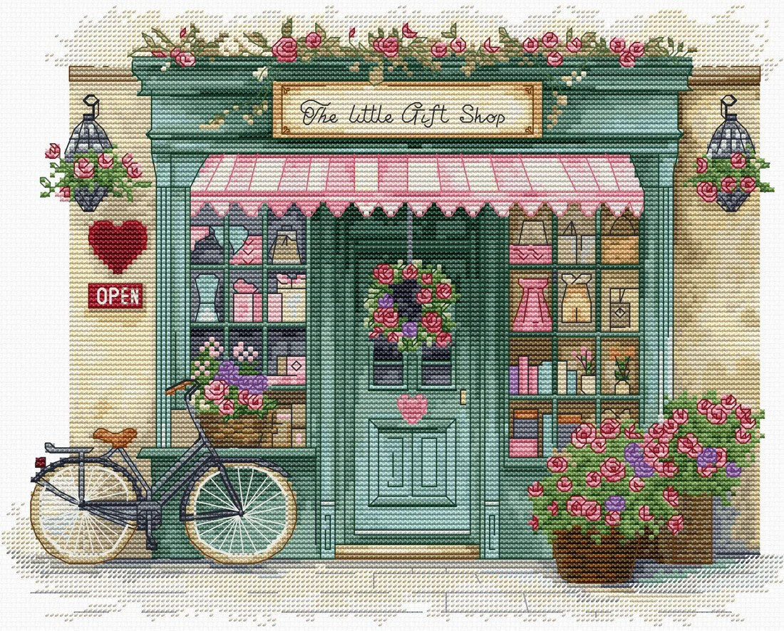 The Little Gift Shop Cross Stitch Kit ~ Luca S