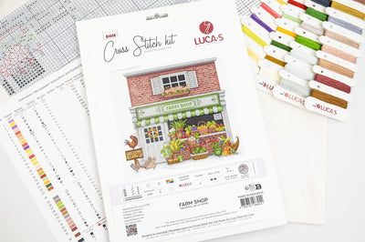 Farm Shop Cross Stitch Kit ~ Luca S