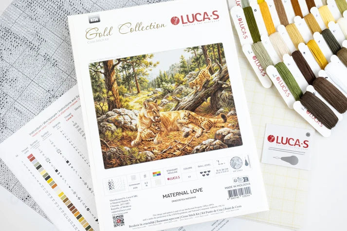 Maternal Love Cross Stitch Kit ~ Luca S GOLD