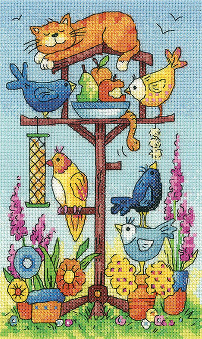 Bird Table  Cross Stitch Heritage Crafts