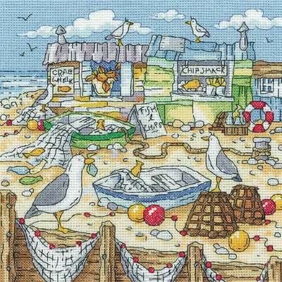 Chip Shack  Cross Stitch Kit Heritage Crafts
